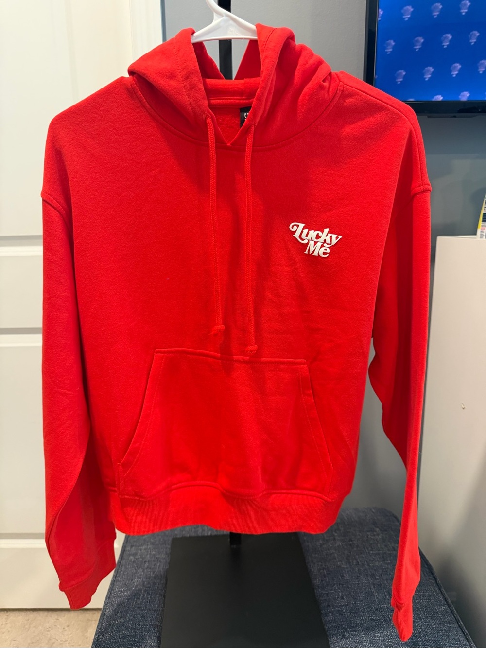 **NWOT H&M Divided Bright Red Hoodie

“Lucky me”